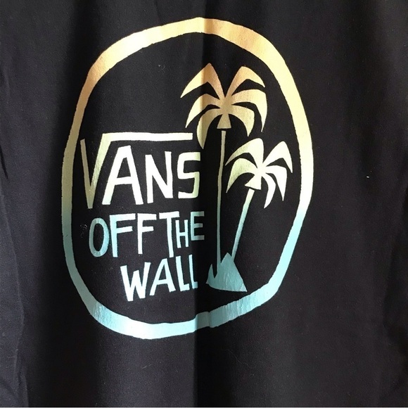 Unisex Sm Vans Tee - Black - Picture 3 of 4